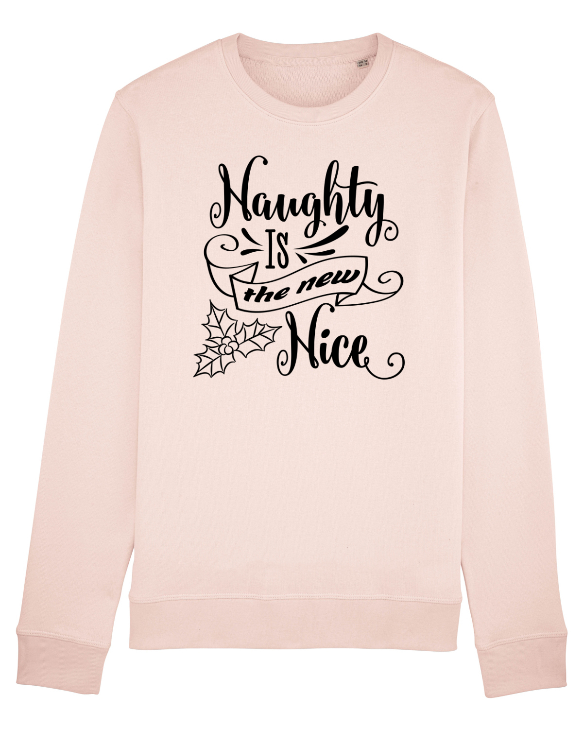 Bluză mânecă lungă Unisex Rise Candy Pink