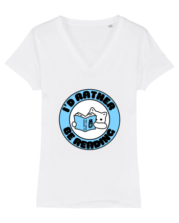 Bookish cat White