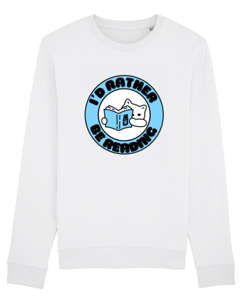 Bookish cat White