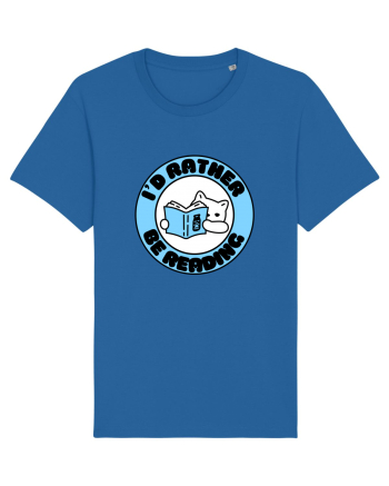 Bookish cat Royal Blue