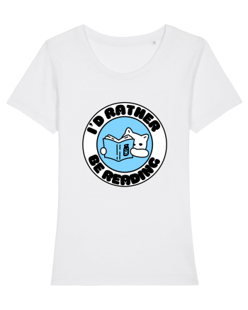 Bookish cat White