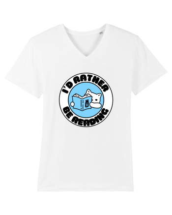 Bookish cat White