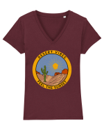 Feel the sunset Tricou mânecă scurtă guler V Damă Evoker