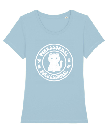 Purranormal Cat Pun Sky Blue