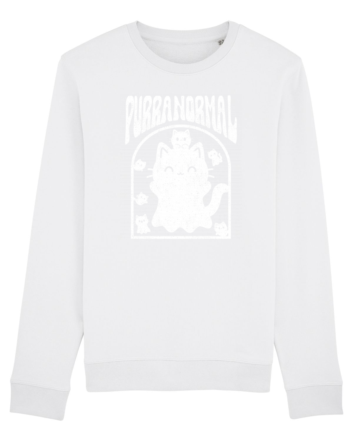 Bluză mânecă lungă Unisex Rise White