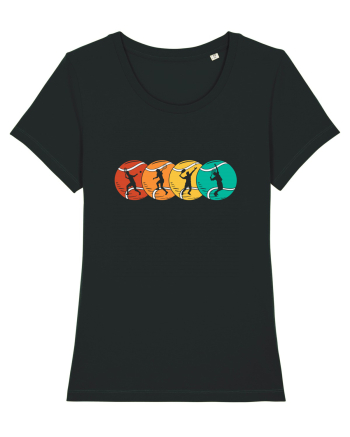 Retro Tennis Black