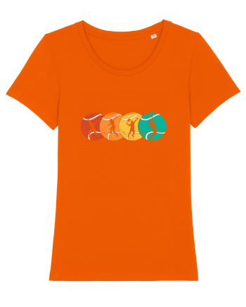 Retro Tennis Bright Orange