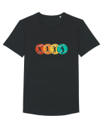 Retro Tennis Tricou mânecă scurtă guler larg Bărbat Skater