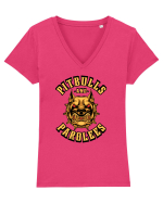 Pitbull And Parolees Tricou mânecă scurtă guler V Damă Evoker