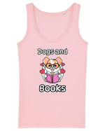 Kawaii Dog Reading A Book Maiou Damă Dreamer