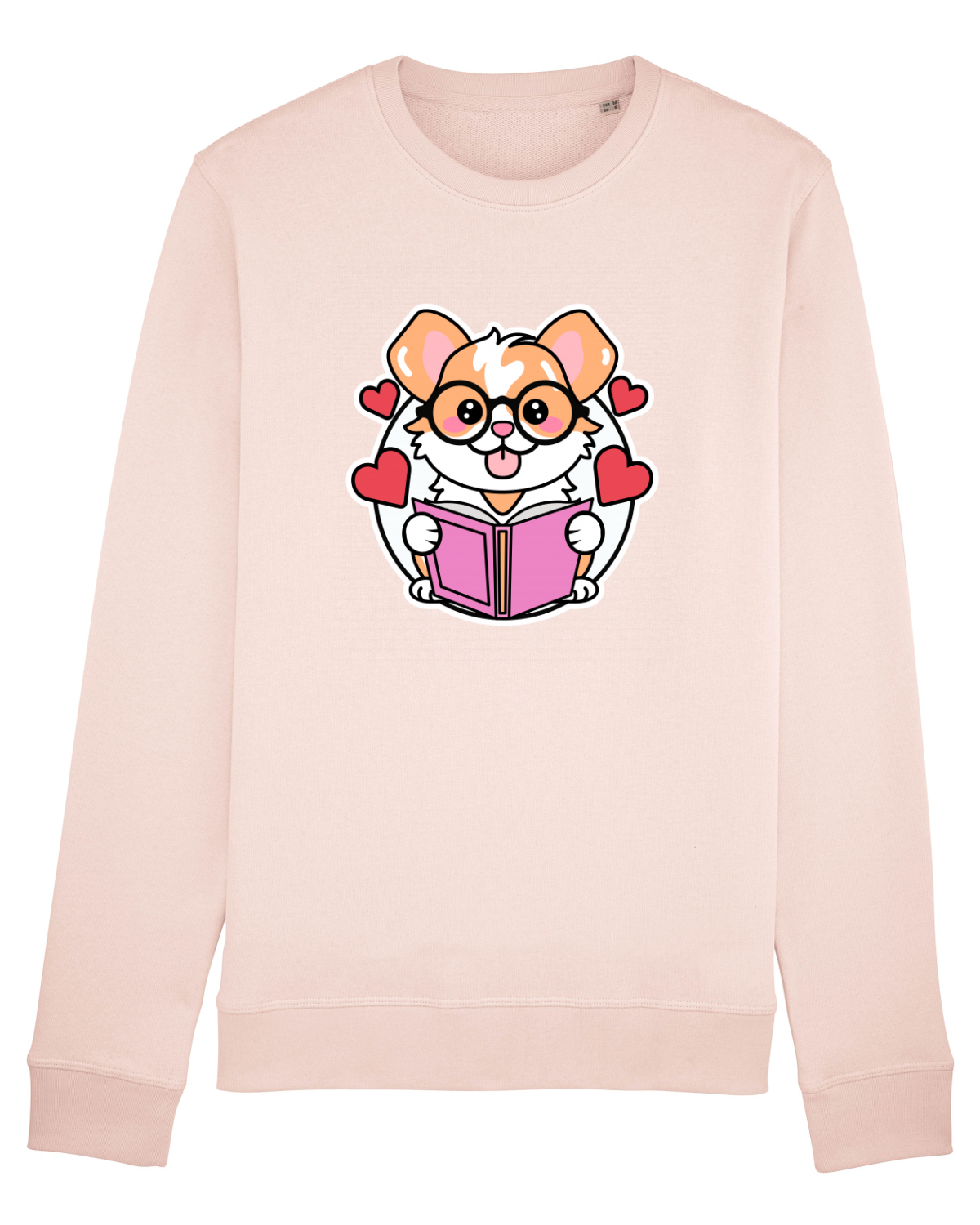 Bluză mânecă lungă Unisex Rise Candy Pink