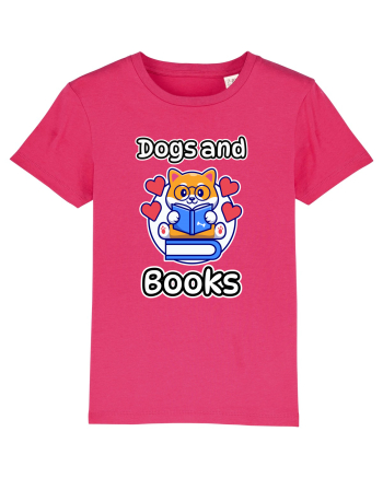 Kawaii Dog Reading A Book Raspberry
