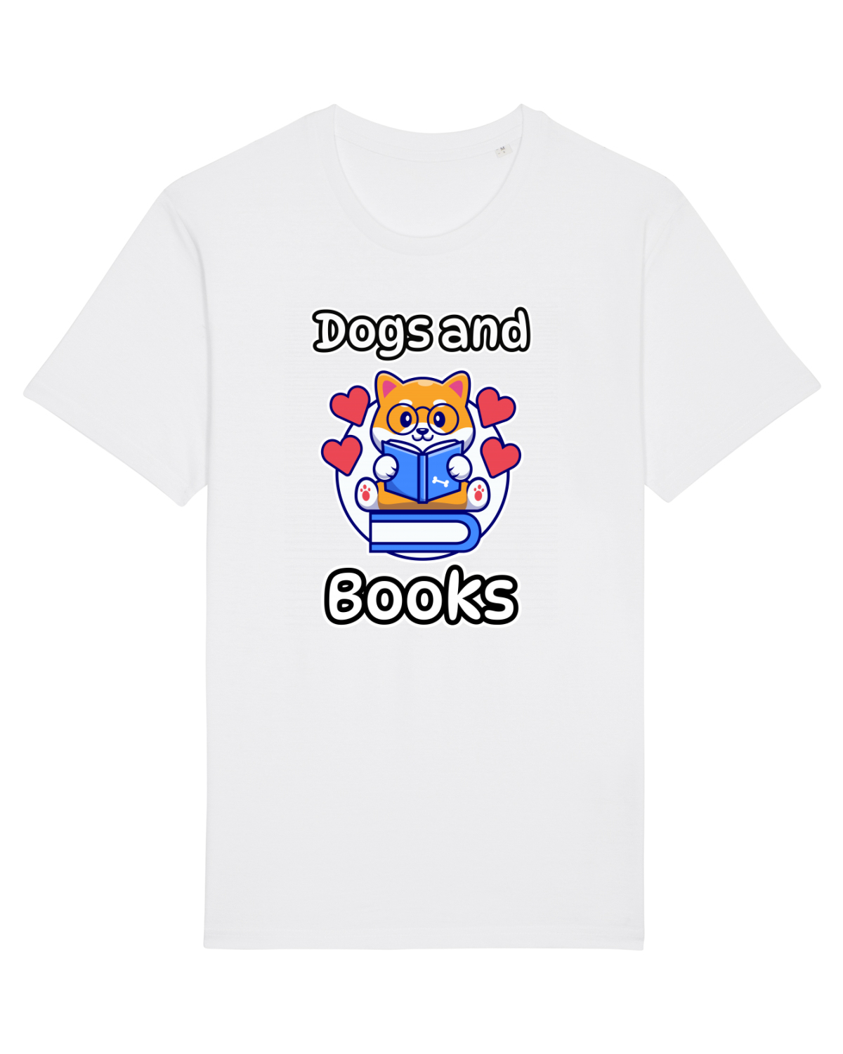 Tricou mânecă scurtă Unisex Rocker White