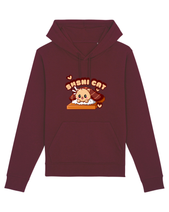 Sushi  Cat  Burgundy