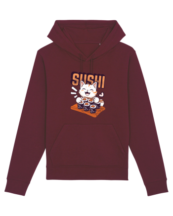 Sushi  Cat  Burgundy