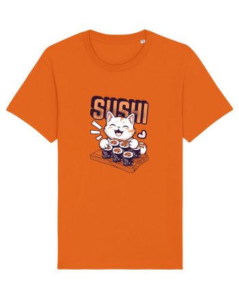 Sushi  Cat  Bright Orange