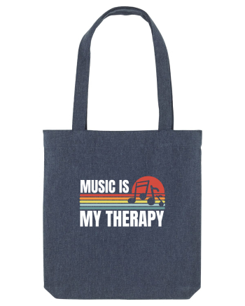 Music Is My Therapy Midnight Blue