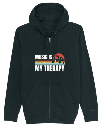 Music Is My Therapy Black