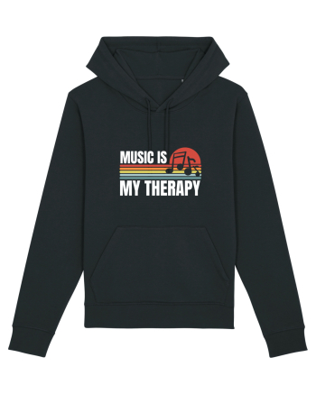 Music Is My Therapy Black