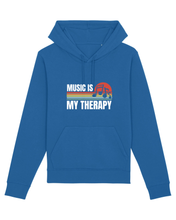 Music Is My Therapy Royal Blue