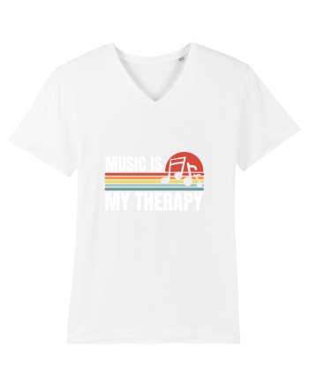 Music Is My Therapy White