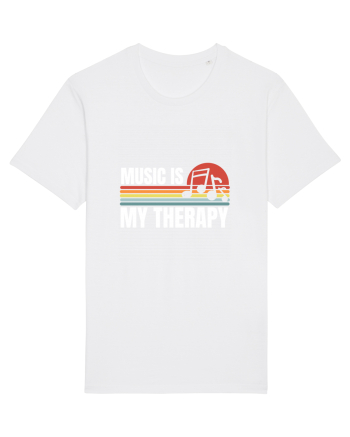 Music Is My Therapy White