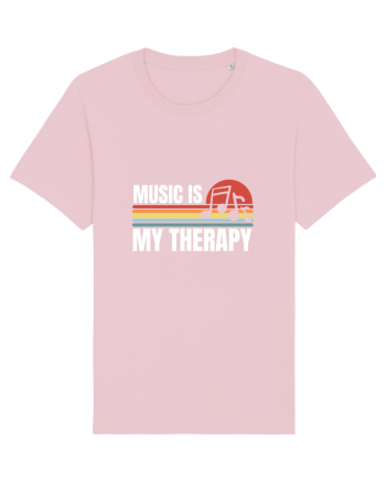 Music Is My Therapy Cotton Pink