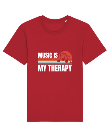 Music Is My Therapy Red