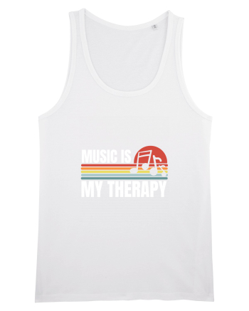 Music Is My Therapy White
