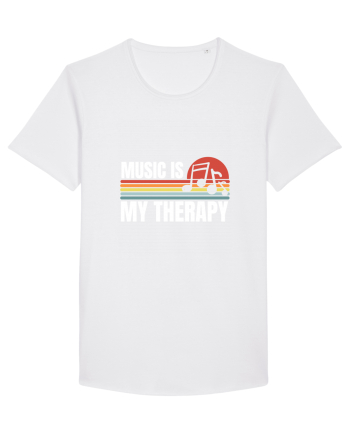 Music Is My Therapy White