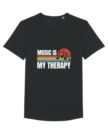 Music Is My Therapy Black