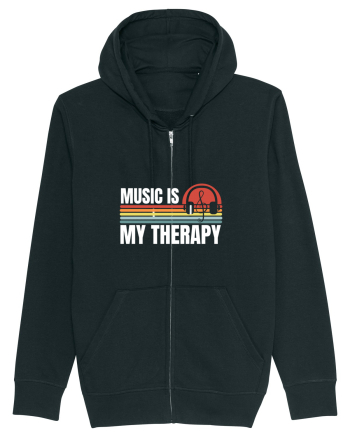 Music Is My Therapy Black