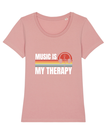 Music Is My Therapy Canyon Pink