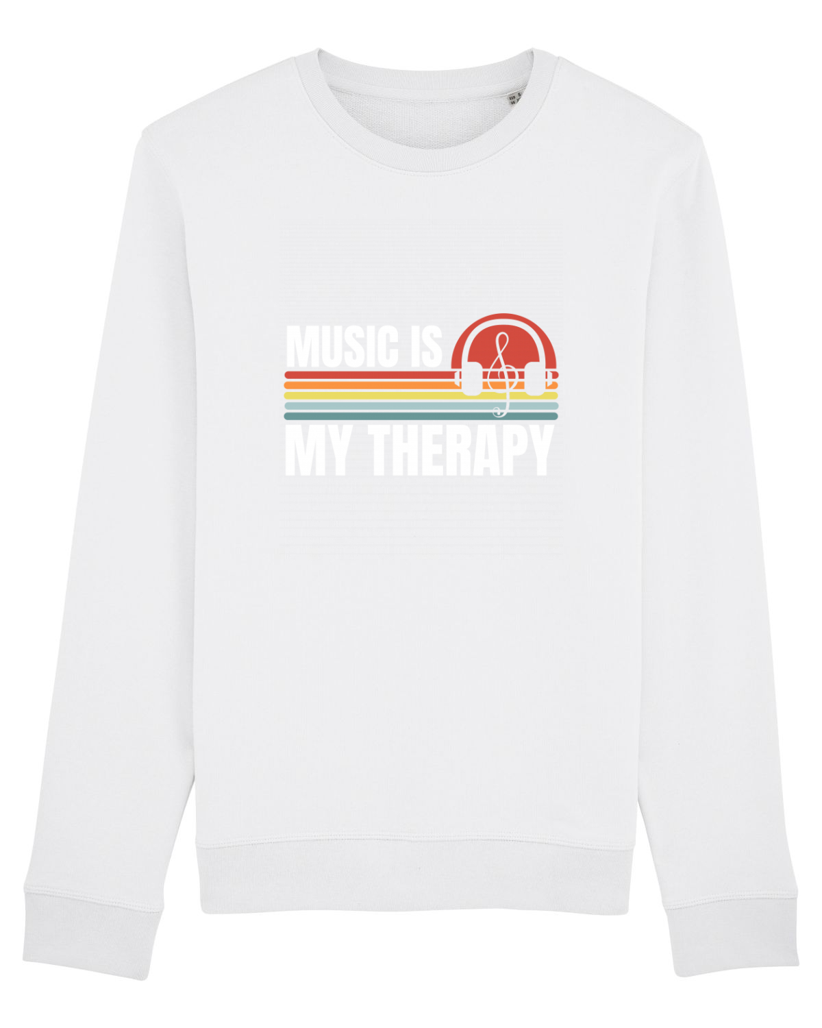 Bluză mânecă lungă Unisex Rise White