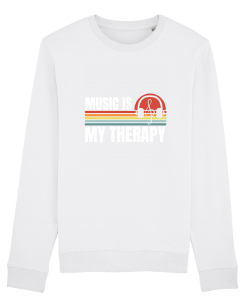 Music Is My Therapy White