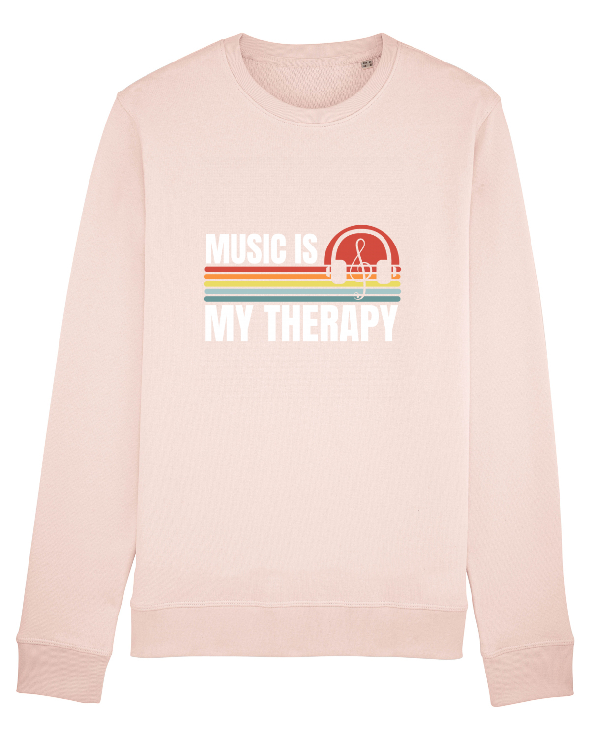 Bluză mânecă lungă Unisex Rise Candy Pink