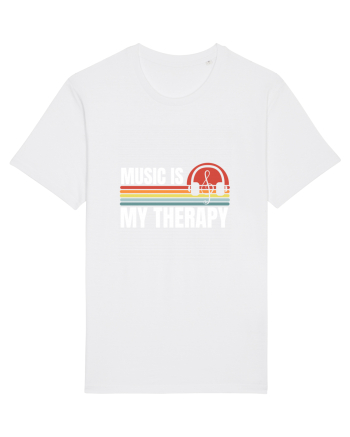 Music Is My Therapy White