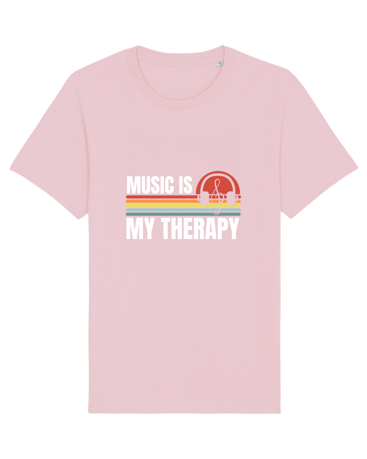 Tricou mânecă scurtă Unisex Rocker Cotton Pink