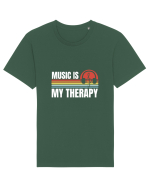 Music Is My Therapy Tricou mânecă scurtă Unisex Rocker