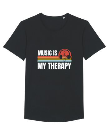Music Is My Therapy Black