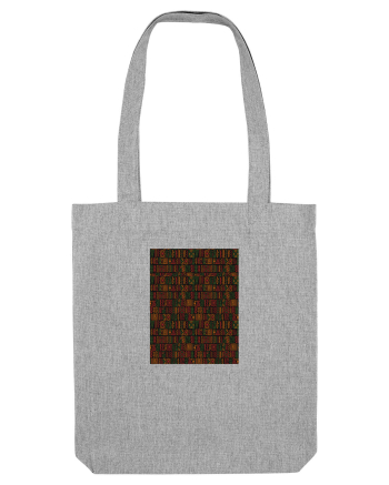 Black Background African Heather Grey
