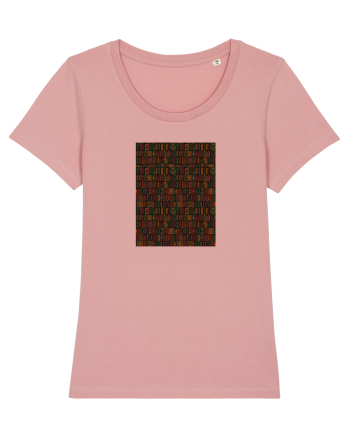 Black Background African Canyon Pink