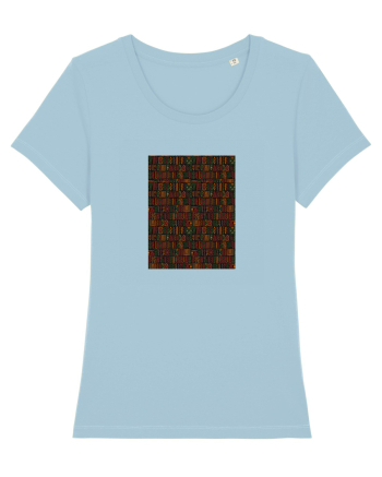 Black Background African Sky Blue