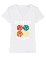 Pluto Never Forget Tricou mânecă scurtă guler V Damă Evoker
