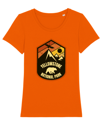 Yellowstone National Park Bright Orange