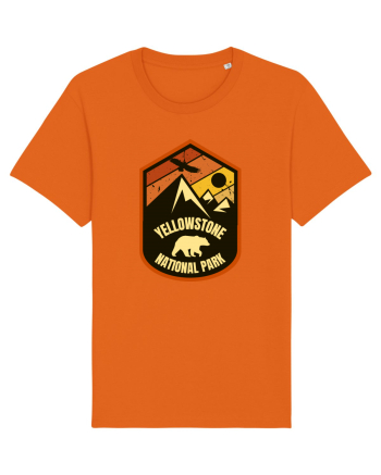Yellowstone National Park Bright Orange