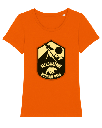 Yellowstone National Park Bright Orange