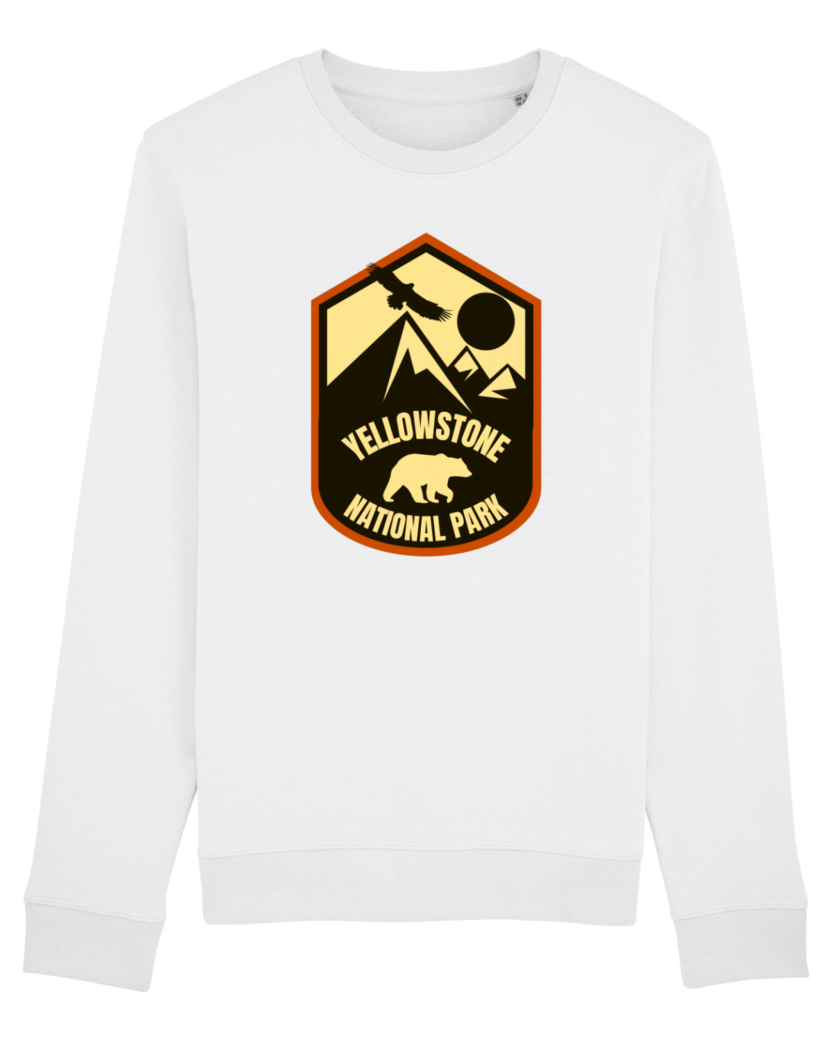 Bluză mânecă lungă Unisex Rise White