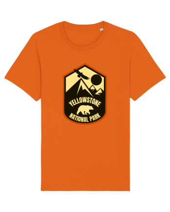Yellowstone National Park Bright Orange