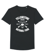 Yellowstone National Park Tricou mânecă scurtă guler larg Bărbat Skater
